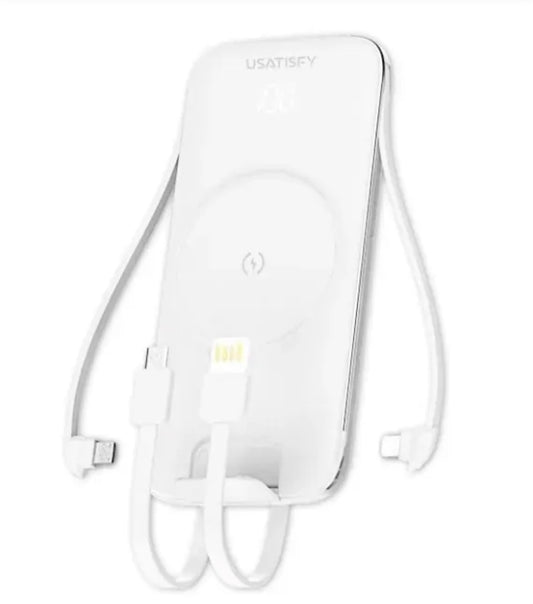 ✈️可帶上機充電器USATISFY|8合1支架行動電源|10000mAh|多手多腳尿袋|超薄磁吸|充電器|一年保養