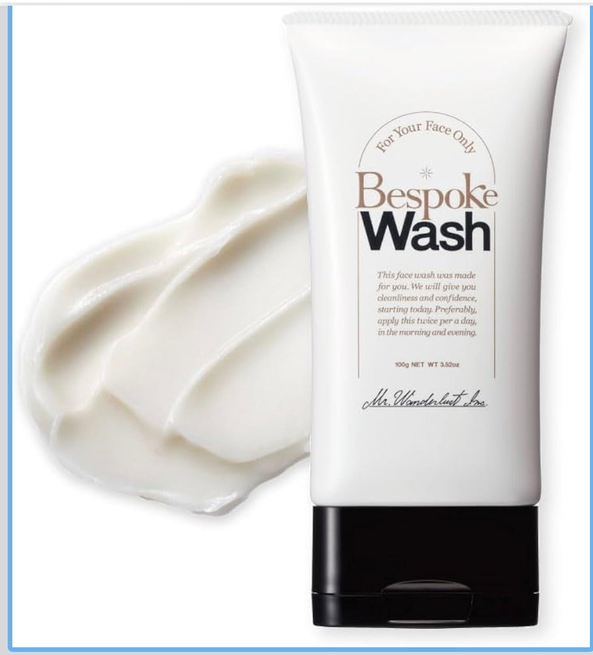 日本🇯🇵直送 Bespoke Wash 男士專用洗面乳適合一般肌膚保濕/清爽 【7/19 截單,預計 :7月尾至8月中發貨】