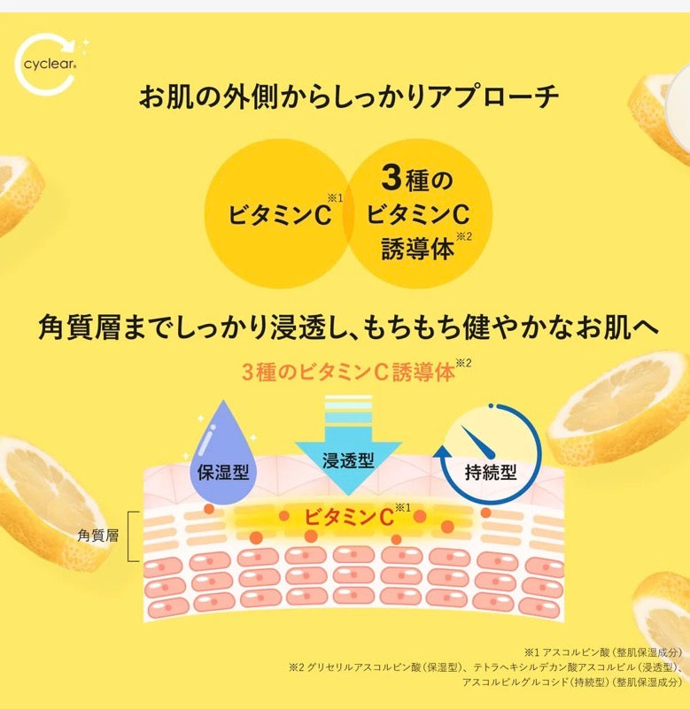 🇯🇵日本直送熊野油脂 cyclear 維他命C酵素泡沫洗面補充裝