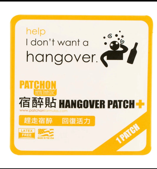PATCHON Healthastic 宿醉貼 ∣ 嶄新配方 ∣ 天然有效 【2/3截單,預計 3月中至3月尾發貨】】