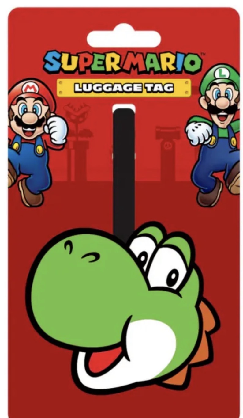 【全新Super Mario™ 款式】全球網上獨家發售🏆瑞士Travelmall 多功能行李吊牌 (五款選擇)│防水、防潑 PVC|獨特設計【3/1 截單,預計 : 3月中至3月尾發貨】】