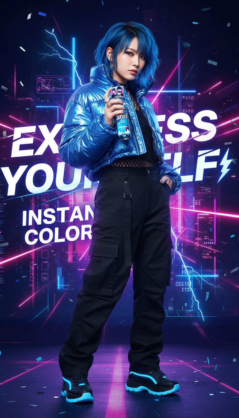 🇯🇵日本直送Beauteen 1DAY Crazy! 染髮噴霧:一日限定,玩色無極限!