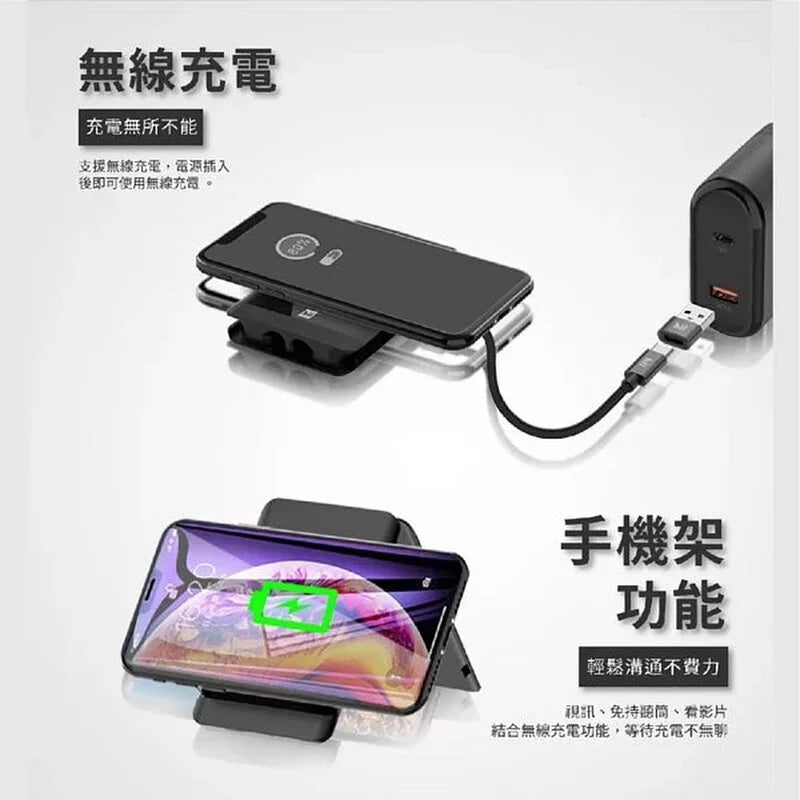 旅遊隨行卡l體積小l內置手電筒l無線充電l適合在外工作旅遊l旅行|