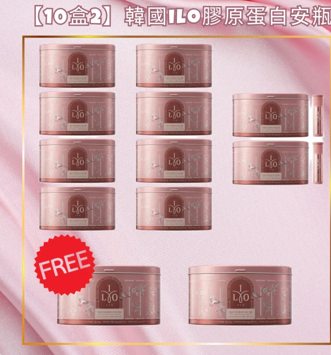 韓國銷量👍🏽【三盒優惠價】ILO Type1 膠原蛋白安瓶 28小樽/1罐  【6/28 截單，預計 :7月中至尾發貨】