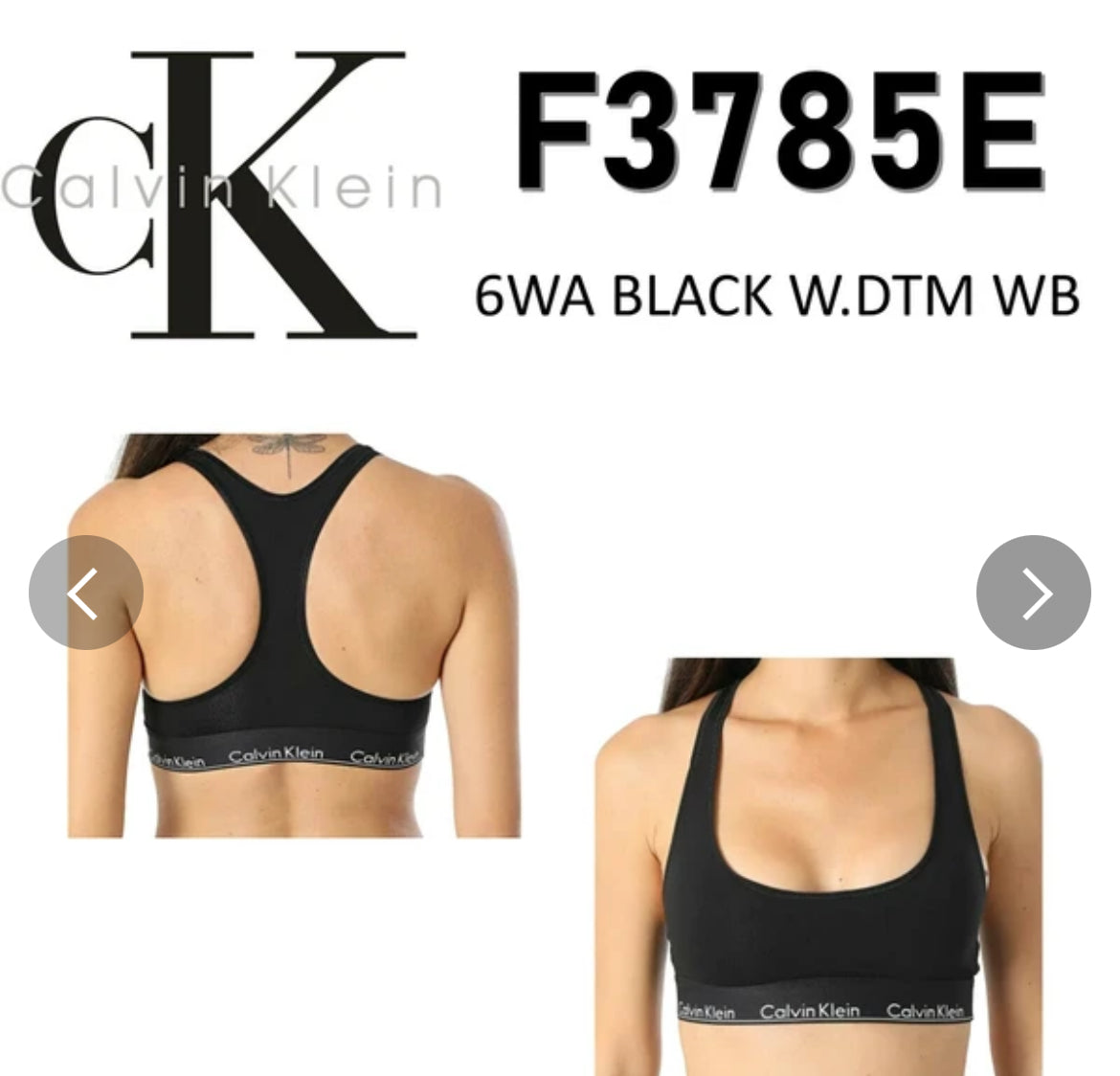 🌟 Calvin Klein  2025最強內衣 有墊運動Bra 5色選擇