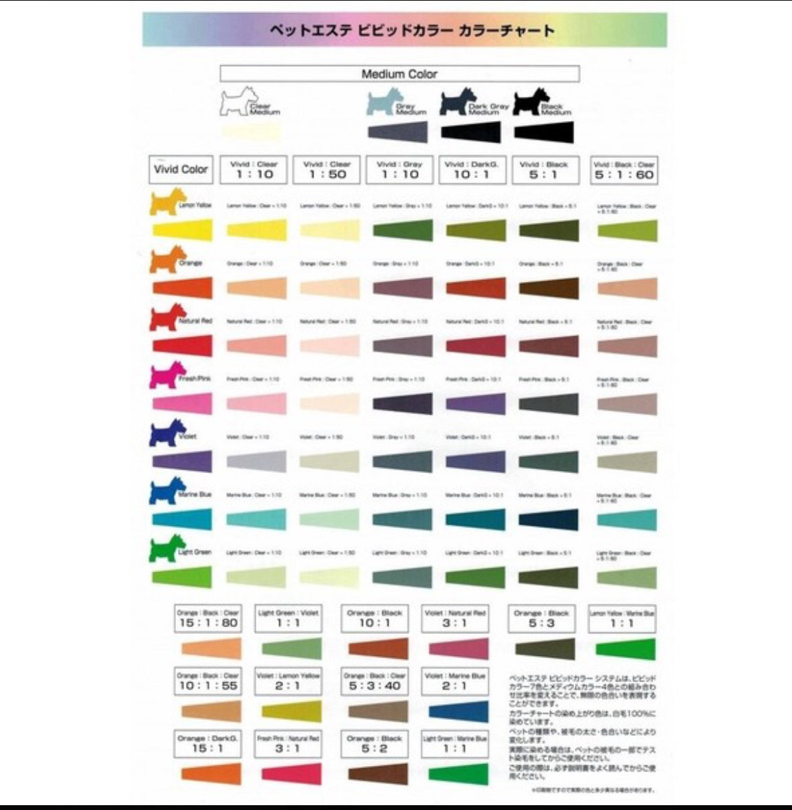 限定🇯🇵日本直送Pet Esthe VividColor 寵物美容 VividColor 各式［140克］寵物上色修剪用品