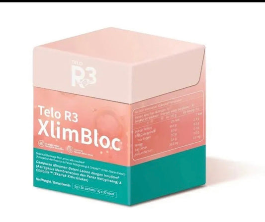 Telo R3 XlimBloc (一盒30包)|加速脂肪燃燒|加速血糖代謝|維持腸道整體舒適度  【6/7截單，預計 :6月頭至6月中發貨】