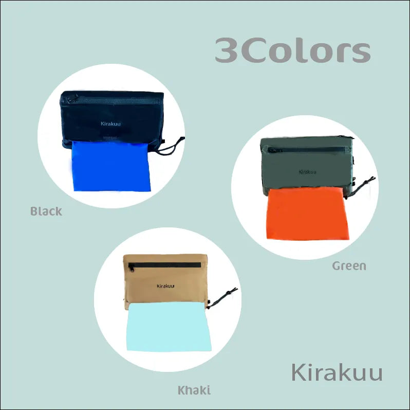 日本品牌 Kirakuu便攜旅行袋｜隱藏環保袋