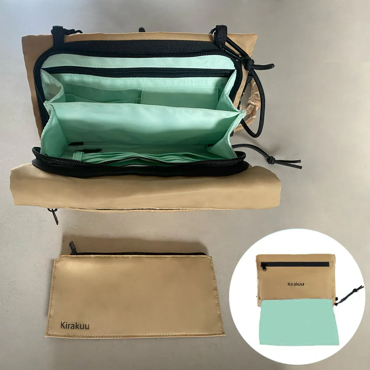 日本品牌 Kirakuu便攜旅行袋｜隱藏環保袋