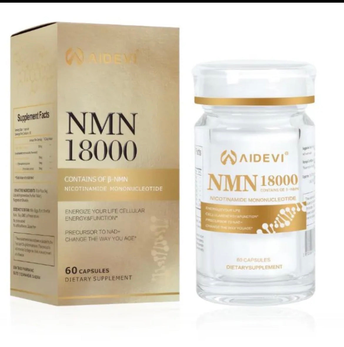 快閃半價優惠｜美國製造 AIDEVI NMN 18000+ PQQ 逆齡補充劑   【7/26 截單，預計 :8月中至8月尾發貨】