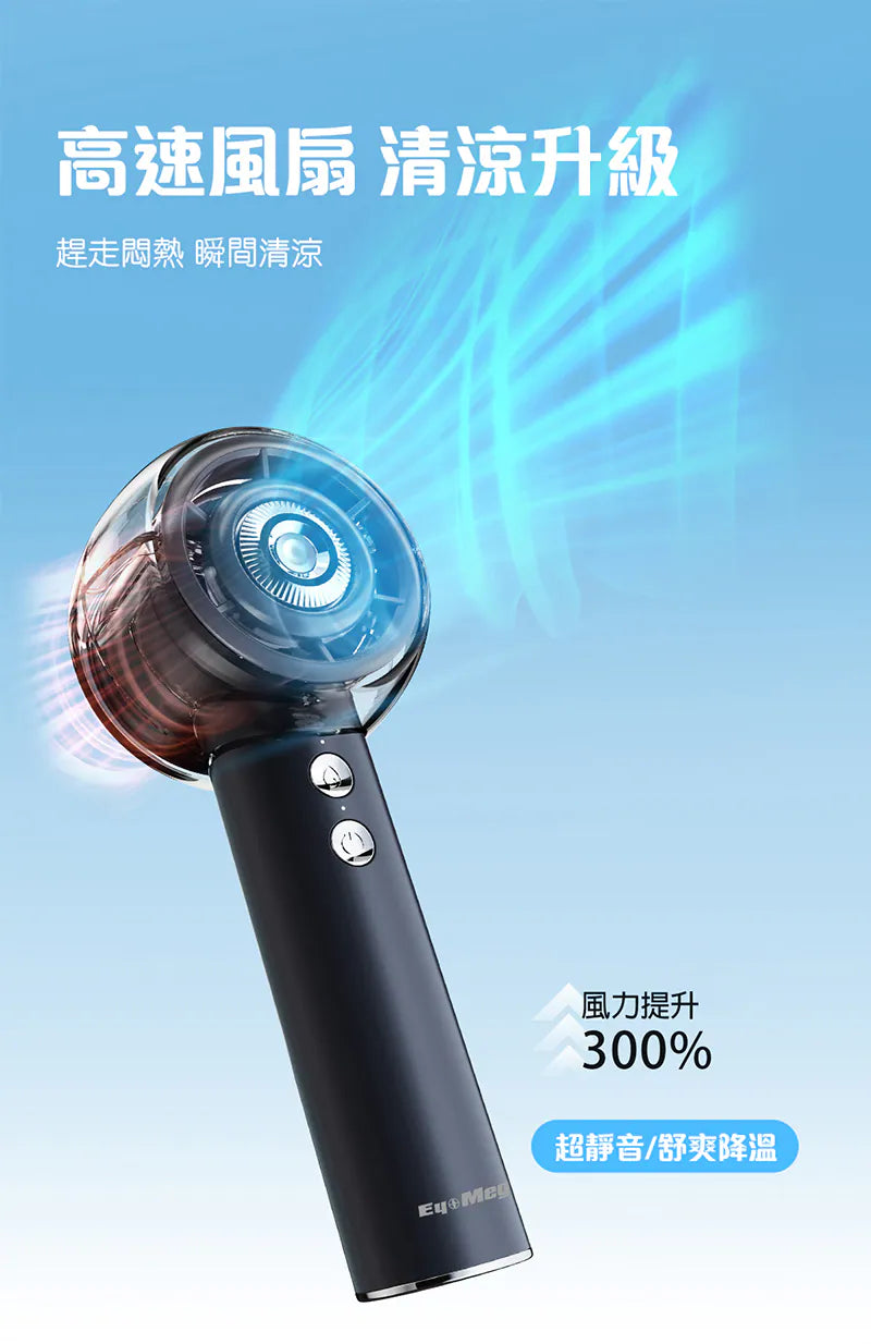 炎熱。夏日好幫手🔥EYEMEGA EM-P11 噴霧手持風扇