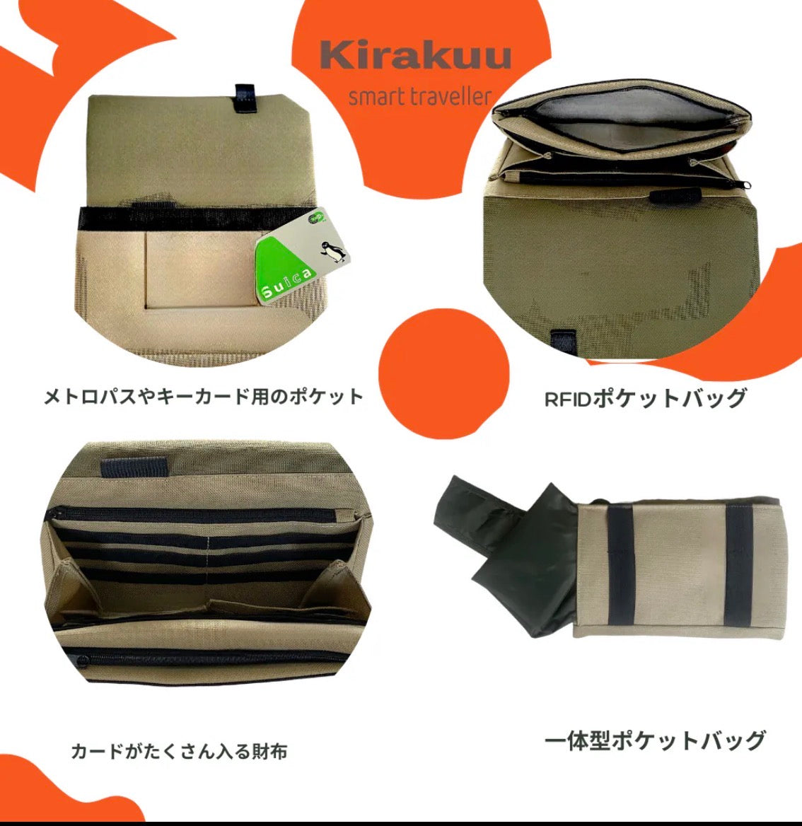 Kirakuu New 3 ways travel bag 【10/25 截單，預計 :11月中至11月尾發貨】