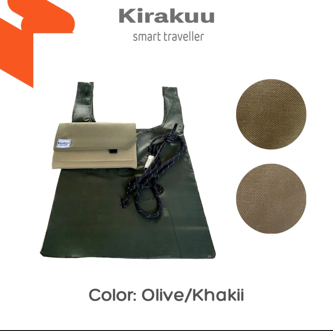 Kirakuu New 3 ways travel bag 【10/25 截單，預計 :11月中至11月尾發貨】