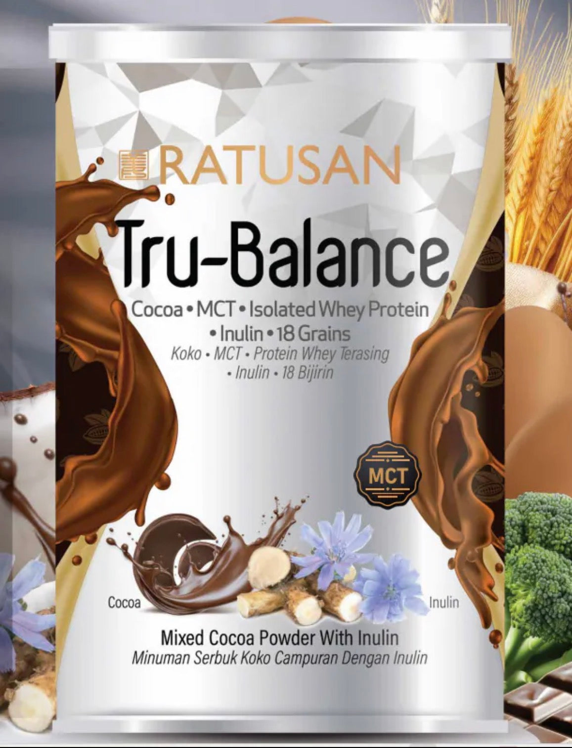RATUSAN MCT 咖啡 綠咖啡混合飲料|TRU-BALANCE 高蛋白質纖維可可代餐 | TRU QUINOA 黑芝麻和虎乳芝 |純薑寶 文冬薑多功能乳霜|初榨麻油頭|砂拉越胡椒粉【8/23 截單，預計 :9月中至尾發貨】