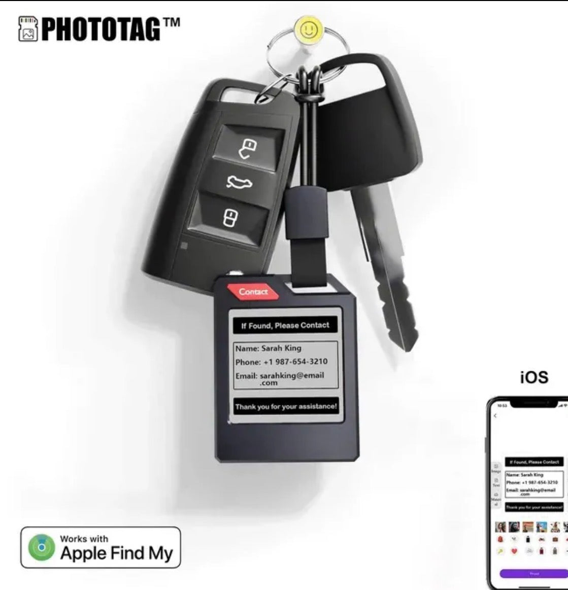 PHOTOTAG 彩色電子智能防丟定位器【8/23 截單，預計 :9月中至尾發貨】