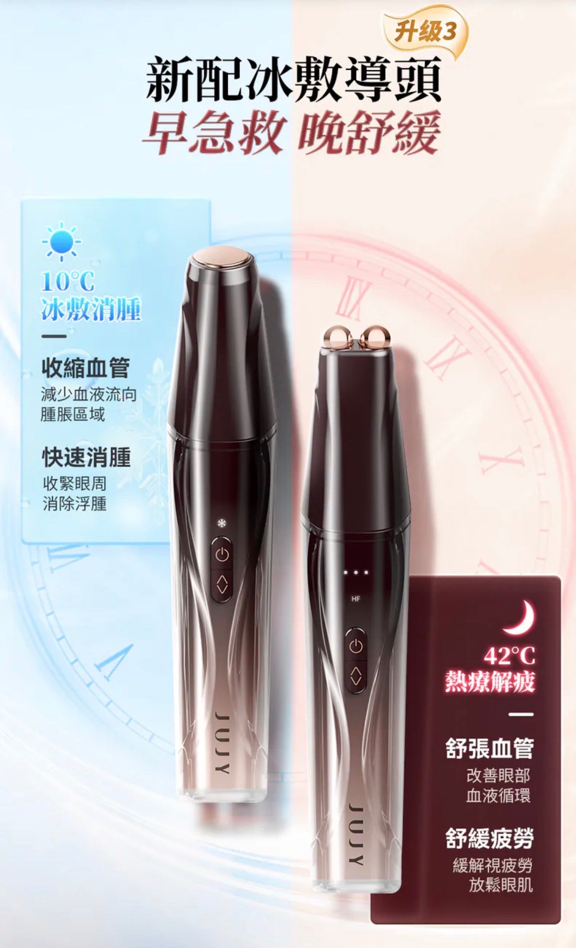 日本JUJY 雙頭全效全眼周逆齡聚能射頻美眼儀 PRO 4.0  【2/22截單，預計 :3月中至3月尾發貨】