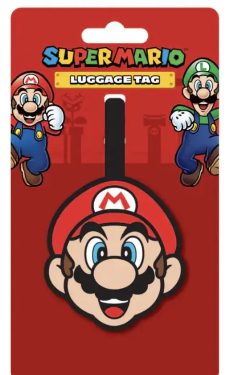 【全新Super Mario™ 款式】全球網上獨家發售🏆瑞士Travelmall 多功能行李吊牌 (五款選擇)│防水、防潑 PVC|獨特設計【3/1 截單，預計 : 3月中至3月尾發貨】】