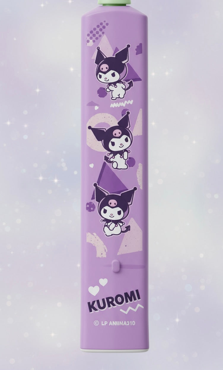 限時優惠🇯🇵日本直送Kuromi 兒童電動牙刷 + 6 支替換刷