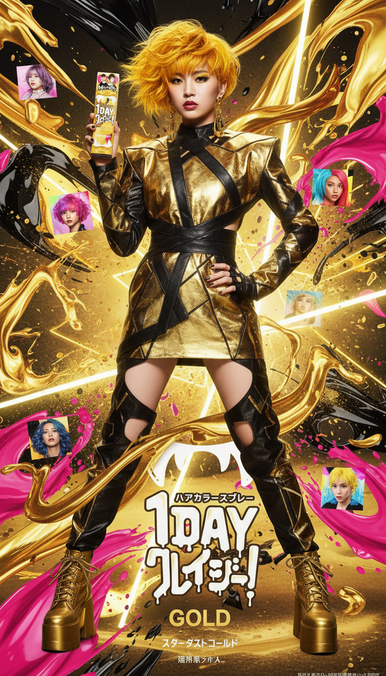 🇯🇵日本直送Beauteen 1DAY Crazy! 染髮噴霧：一日限定，玩色無極限！