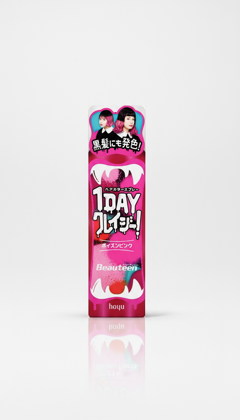 🇯🇵日本直送Beauteen 1DAY Crazy! 染髮噴霧：一日限定，玩色無極限！